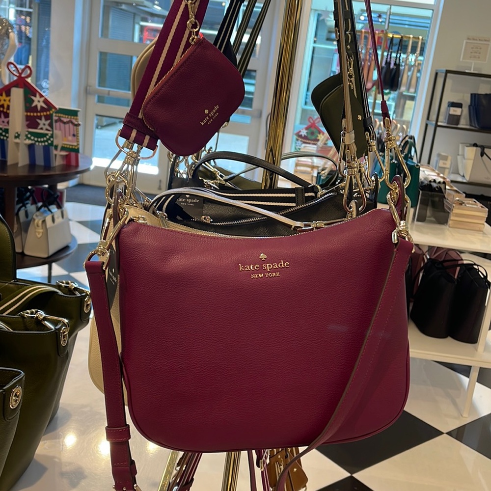 Kate Spade Rosie Crossbody
K5807 Pebbled Leather
Dark Raspberry 
NWT